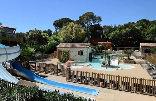 Cavalaire-sur-Mer Cabina | La Treille campsite**** - 2 room trailer 2/3 people Air conditioned