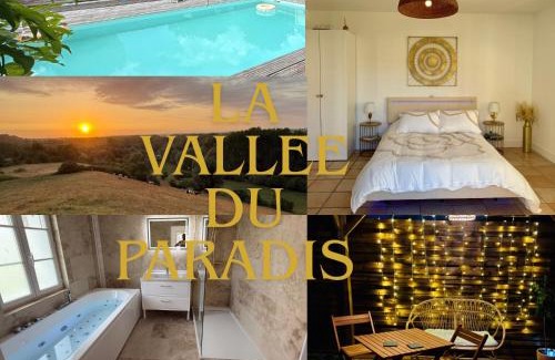 Alette Apartamento | la vallée du paradis studio avec balnéothérapie en campagne
