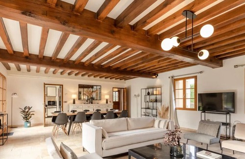 Gonneville-sur-Honfleur Villa | Villa Diamanti 5 estrellas Piscina, Jacuzzi, Sauna, Jardín, Campo 8P