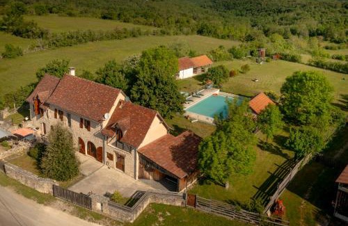 Salvagnac-Cajarc Casa | La Villa Horizon piscine privée