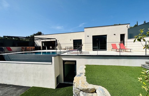 Mollans-sur-Ouveze Casa | La "villa Romy" Piscine et Spa Face au Ventoux en Provence