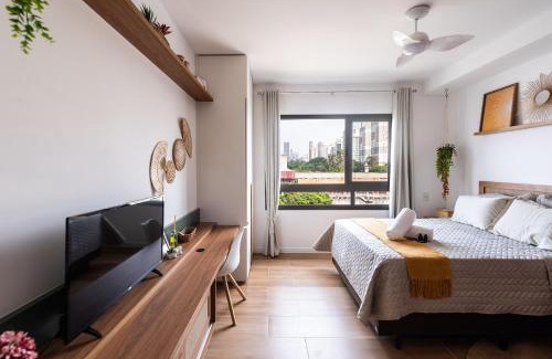 Tatuape Apartamento | LA5 Studio Charmoso com Acesso Fácil ao Metrô