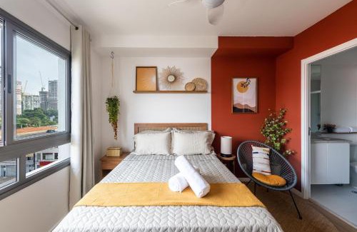 Tatuape Apartamento | LA5 Studio Charmoso com Acesso Fácil ao Metrô
