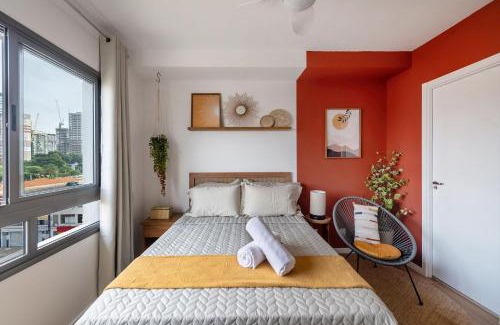 Tatuape Apartamento | LA5 Studio Charmoso com Acesso Fácil ao Metrô