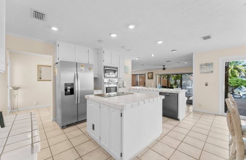 Silver Sands Casa | Lagoon Beach House: Dock, Pool, & Beach Nearby! Sleeps 11!