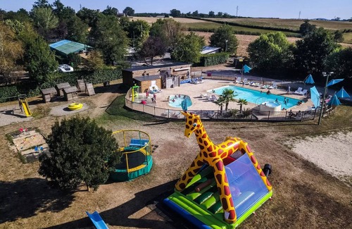 Naucelle Chalet De Esquí | Lake Bonnefon campsite *** - Chalet CONFORT 30 m2 (2 bedrooms) 4 persons