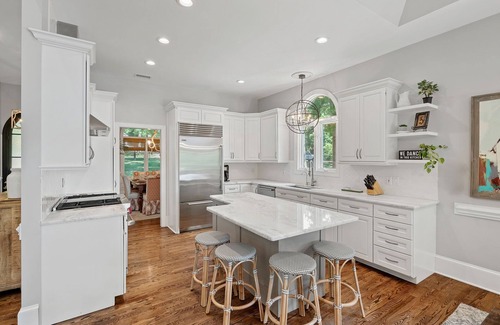 Mooresville Casa | Lake Effect by SoCharm | Pool & Spa, Waterfront