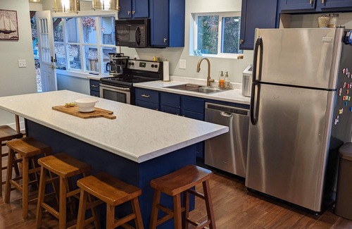 Eagle Rock Casa | Cabina frente al lago con Bunkhouse