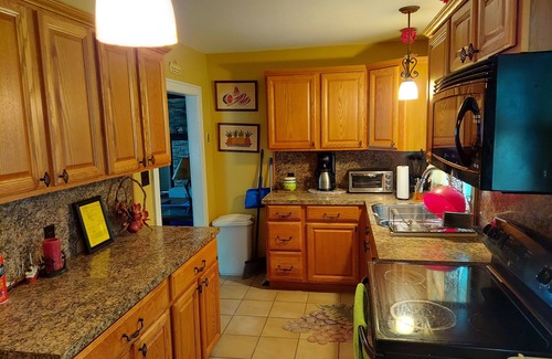 Greentown Casa | Propiedad frente al lago con espacio de muelle en el lago Wallenpaupack Big Woods 1