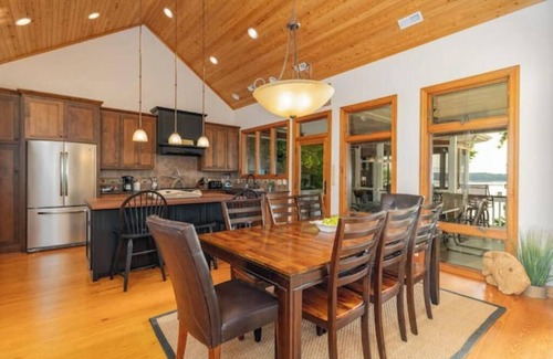 Henrico Casa | Lake Gaston's Million Dollar Baby! Epic Dock w/Bar, TV, Private Beach, Sleeps 14