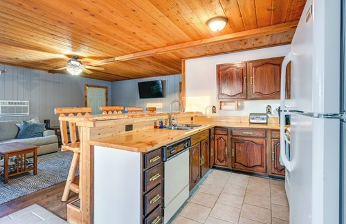 Lake Casa | Lake Home w/ Dock + Fire Pit: Steps to Sandy Beach