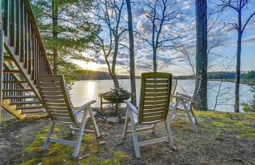 Lake Casa | Lake Home w/ Dock + Fire Pit: Steps to Sandy Beach