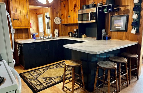 Warroad Casa | Lake of the Woods Cabin & Shed with Marina Slip and Golf Cart