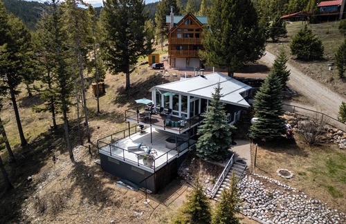 Georgetown Casa | Lake Retreat, Hot Tub & Views! Hike, Fish and Ski Montana!