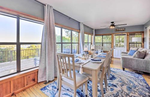 Bernice Casa | Lake-View Home with Deck and Gas Grill in Bernice!