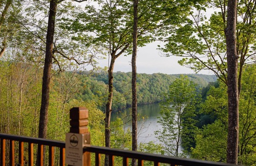 White County Cabina | Lake View Nature Cabin at Bear Bluff Retreat