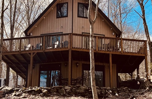 Greentown Chalet De Esquí | Lake Wallenpaupack Family Chalet with Lake Views