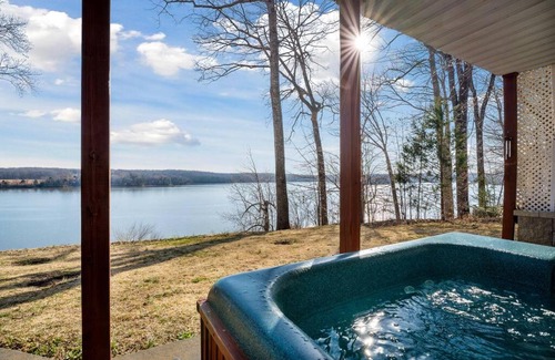 Winchester Casa | Lakefront: Dock, Hot Tub, Fire Pit & Home Theater