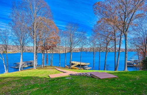 North Shore Casa | Lakefront, dog-friendly townhome with dock, boat slip, sunrise views & decks