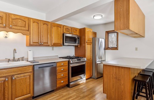 Ramsey County Casa | Lakefront Getaway: Hot Tub, Firepit & Fireplaces! 3 Bedroom Home by RedAwning