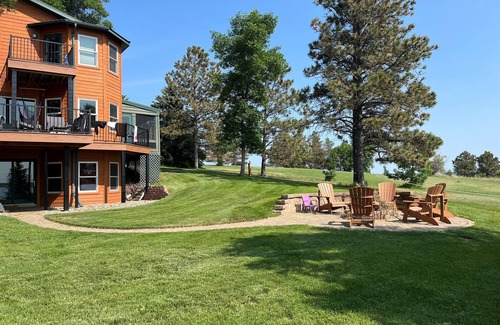 Roseglen Casa | Casa frente al lago en el lago Sakakawea en Douglas Bay cerca de Garrison, ND