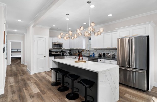 Kingsland Casa | Lakefront Home w/ Pool, Spa, & Game Room!