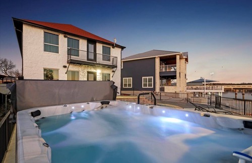 Kingsland Casa | Lakefront Home w/ Pool, Spa, & Game Room!