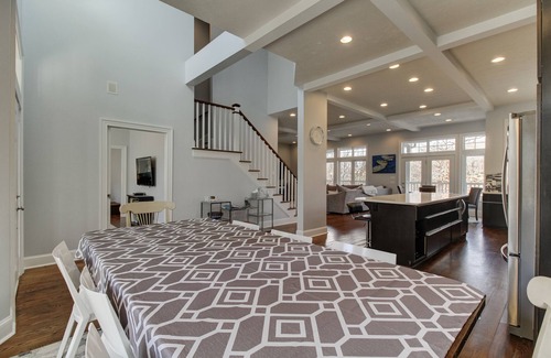 Moneta Casa | Lakefront Home with Hot tub, dock, & 12 beds