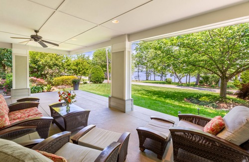 Annapolis Casa | Lakefront home with private pool, hot tub, outdoor space, central AC, & W/D