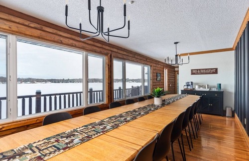 Lake Casa | Lakefront, Indoor Pool+Hot Tub, Sandy Beach+Dock, Gameroom+Firepit+Dog/EV OK