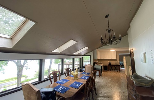 Six Mile Casa | Lakefront Keowee home w open water views + private dock, boat ramp & fire pit