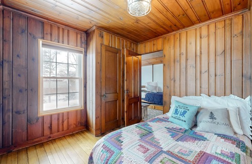 Laconia Casa | Lakefront spacious all season home w/dock, deck, outdoor kitchen, sunrise views