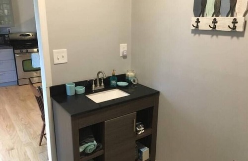 Lakewood Apartamento | Lakefront Studio with hardwood floors, pebble beach, and fire pit for memories!