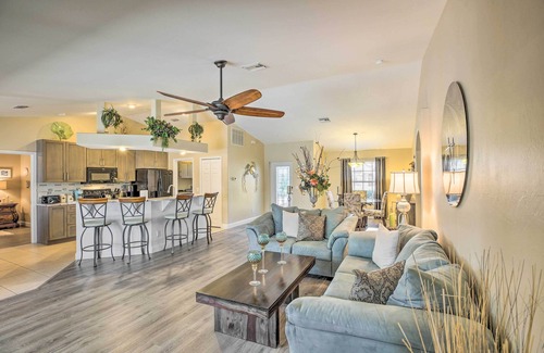 Trafalgar Casa | Lanai & Heated Pool: Stunning Cape Coral Getaway
