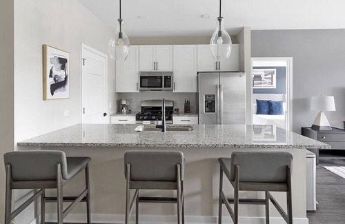 Warrenville Apartamento | Landing at Everton Flats - 2 Bedrooms in Downtown Warrenville