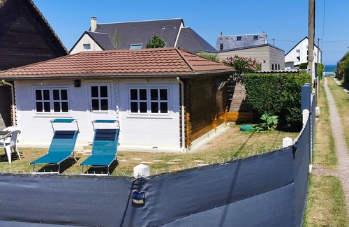 Lion-sur-Mer Chalet De Esquí | junto al mar, chalet de madera nuevo con tándem