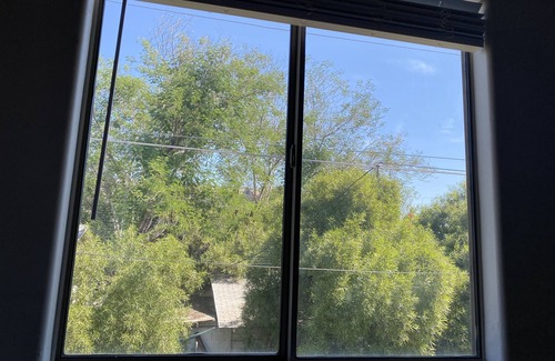 North Mountain Casa | Large bedroom with private entrance, bathroom and thermostat