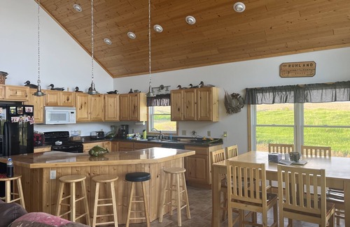 Marshall County Cabina | Large cabin on a private lake. Lots of great fishing lakes in the area.