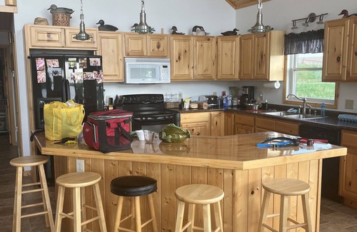 Marshall County Cabina | Large cabin on a private lake. Lots of great fishing lakes in the area.