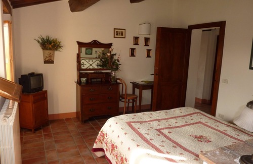Radicofani Cama Y Desayuno | Encantador apartamento OLIVO 5 + 2 lugares en Val d'Orcia (Siena) - Piscina