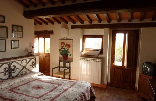 Radicofani Cama Y Desayuno | Encantador apartamento OLIVO 5 + 2 lugares en Val d'Orcia (Siena) - Piscina