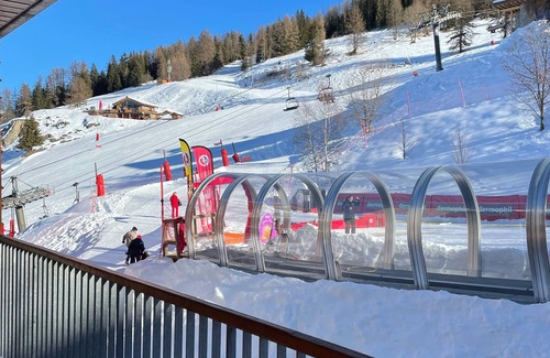 Peisey-Nancroix Apartamento | Large family apartment with breathtaking views at the foot of the slopes!