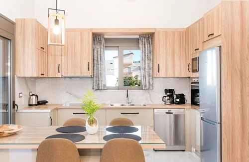 Mourniai Villa | Large Group or Family Estate with Private Pool and Sea View Close to Chania City