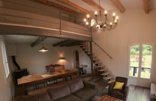 Aureille Casa | Gran casa con piscina climatizada * en Provenza, con vistas dominantes (para 12)