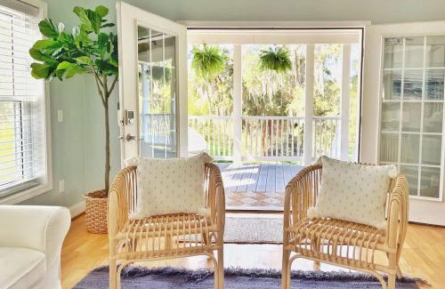 Savannah Casa | Large Home and 2 Airstream Glampers & Spa Midway to Tybee Beach & Downtown Savannah with Fast WiFi and More!