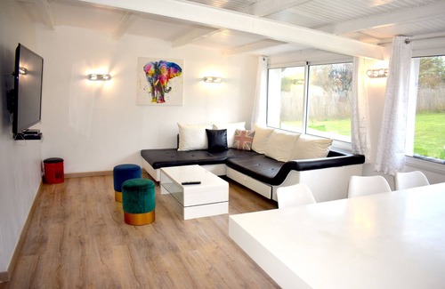 Pordic Casa | Large house 50m from the beach and garden with sea view