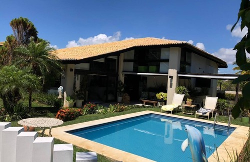 Jenipabu Casa | Casa grande, comunidad cerrada en Guarajuba, con piscina, barbacoa !!!