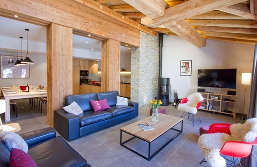 Les Deux Alpes Chalet De Esquí | Gran chalet nuevo en el centro de Deux Alpes - piscina cubierta y sauna