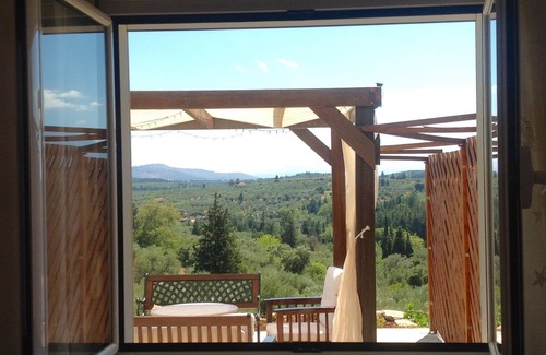 Paidochori Apartamento | Gran apartamento privado en un pueblo tradicional griego con impresionantes vistas.
