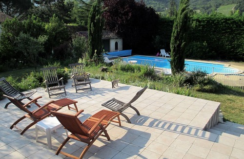 Saillans Casa | Gran restaurados Enólogos Casa con piscina privada, jardín grande y precioso Ver